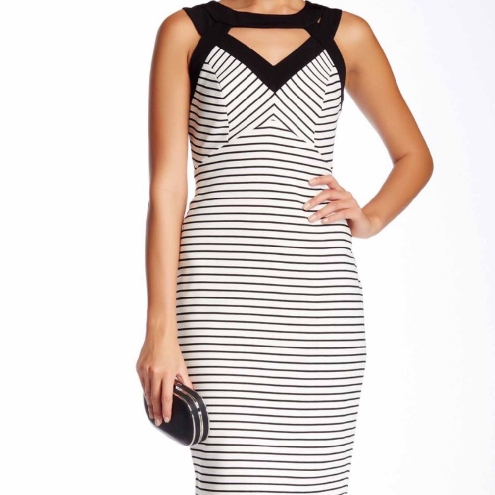 Striped Bodycon Dress